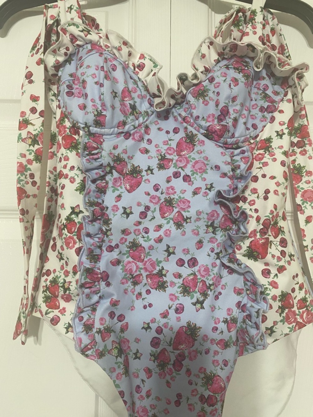 Love Shack Fancy floral bathing suit size S - Picture 3 of 5